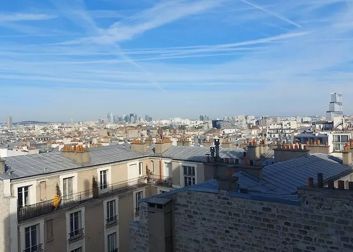 Flat With Tour Eiffel View And Montmartre